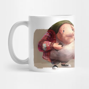 Hipster Pig Mug